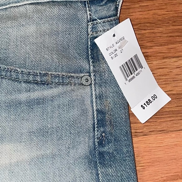 AG Adriano Goldschmied Nikki Relaxed Skinny Boyfriend Jeans Size 27 NWT - Picture 5 of 16